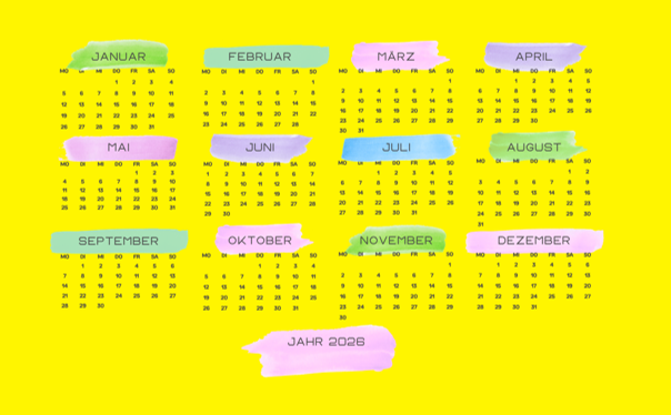 Kalender 2026